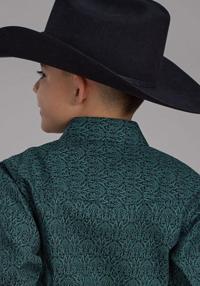 Boy's Roper Vintage Paisley Western Shirt