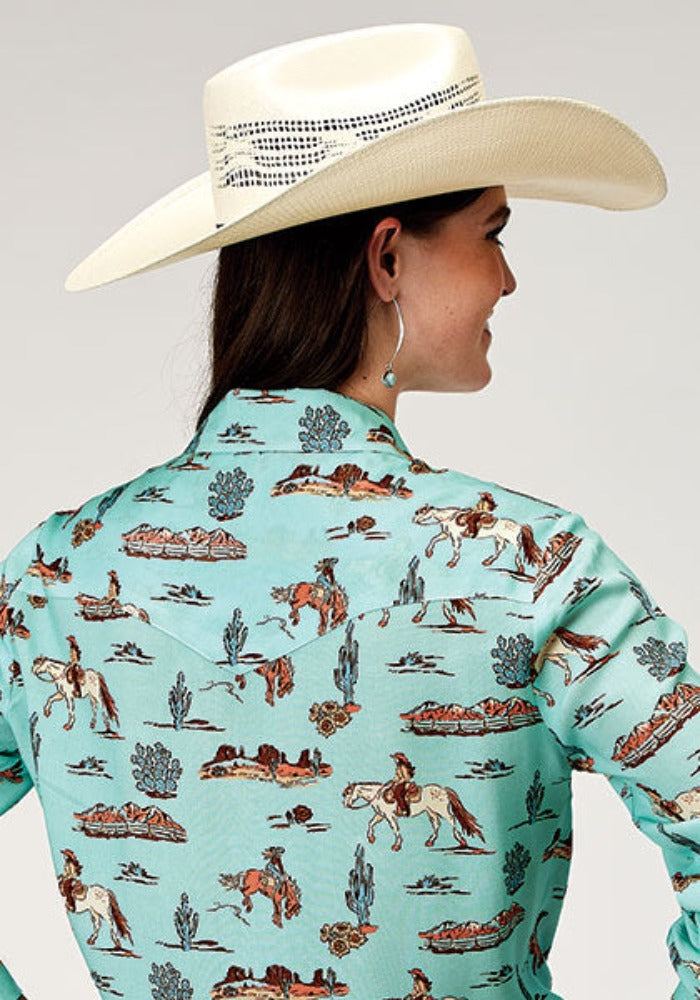 Women's Roper Desert Print Western Shirt
