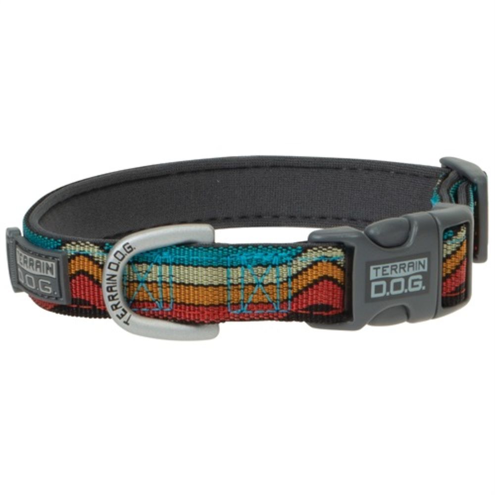 Patterned Snap-N-Go Neoprene Lined Dog Collar