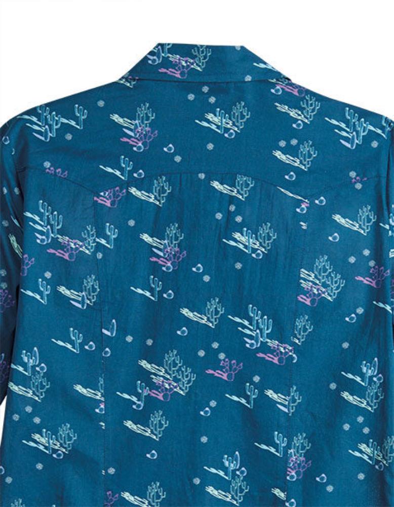 Women's Tin Haul Cactus Print Western Shirt