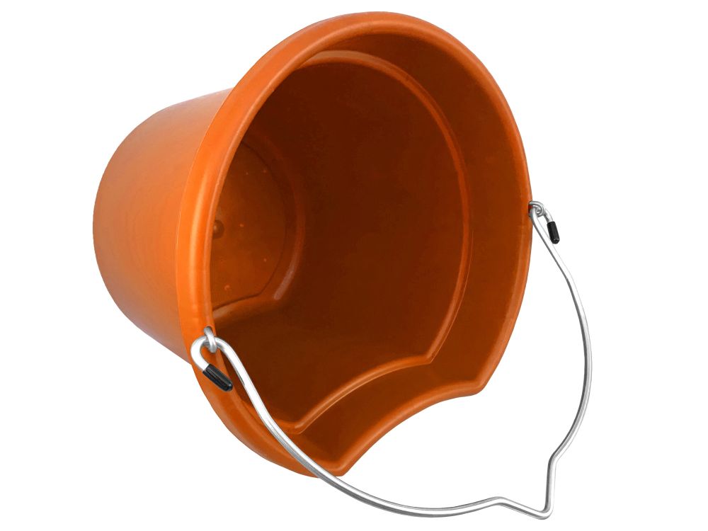 K&D Equestrian 8 Qt. Flat Back Bucket