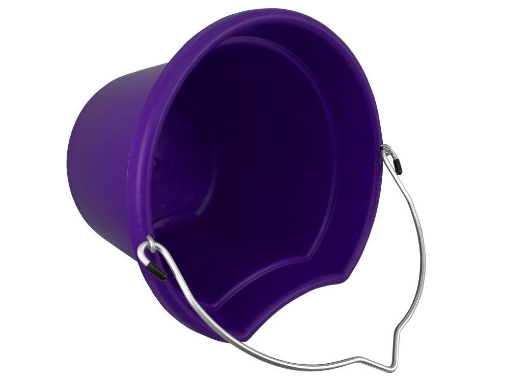 K&D Equestrian 8 Qt. Flat Back Bucket