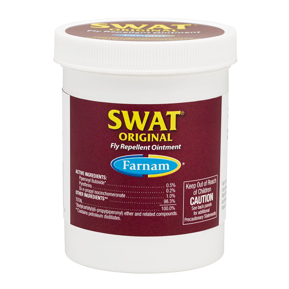 Swat Fly Repellent Ointment Horses & Dogs 7 oz. Pink original