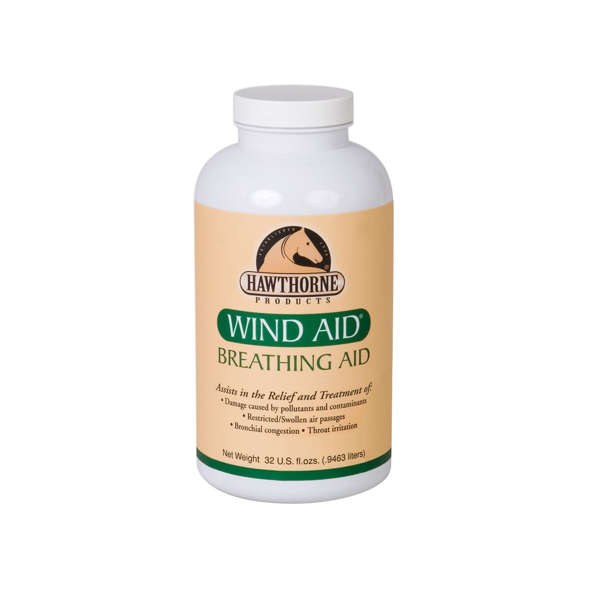 Wind Aid Breathing Aid for Horses Liquid Quart