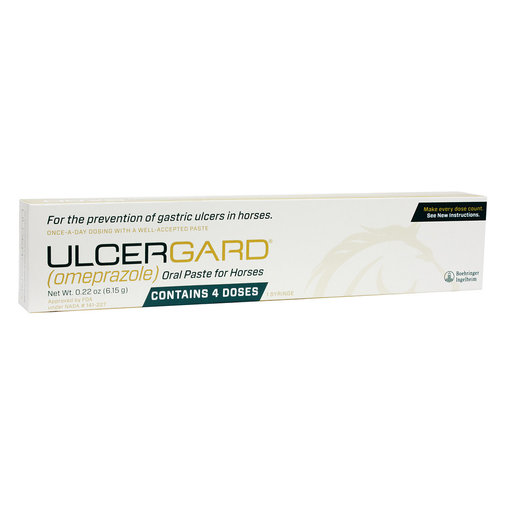 UlcerGard (Omeprazole) Oral Paste for Horses - 4 Doses