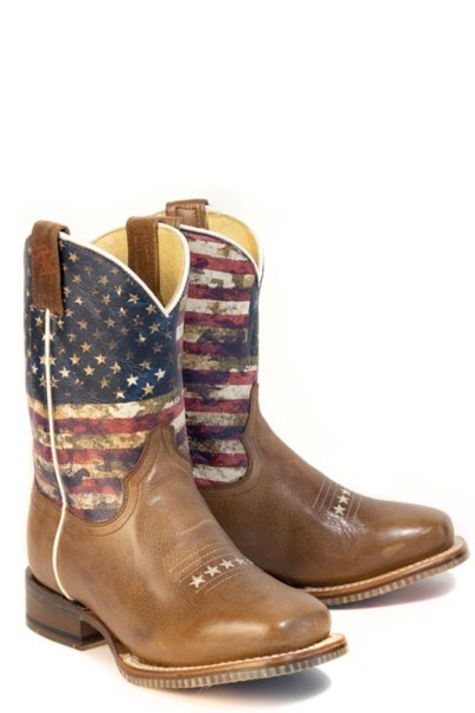 Child's Tin Haul USA Freedom Cowboy Boots