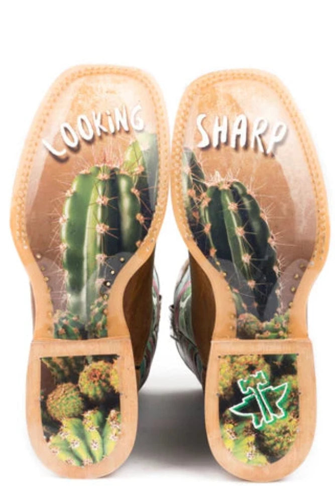 Women's Tin Haul 'Cactilicious' Cactus Cowboy Boots