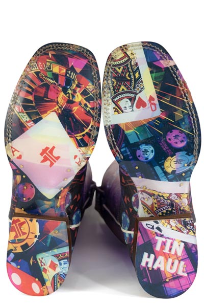 Tin Haul "Lady Luck" Square Toe Western Boot