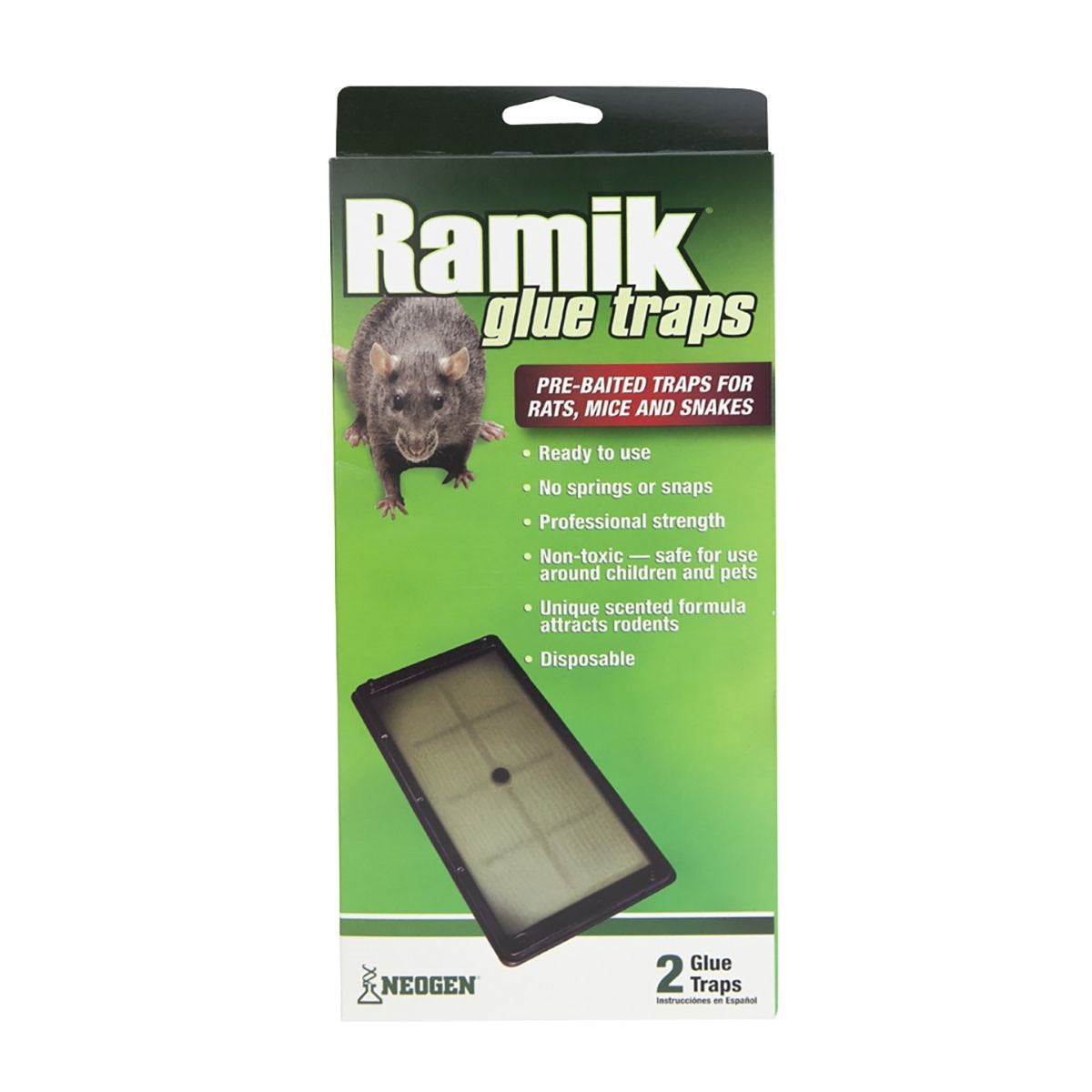 2 pk. Ramik Rat Mouse Snake Glue Trap Trays