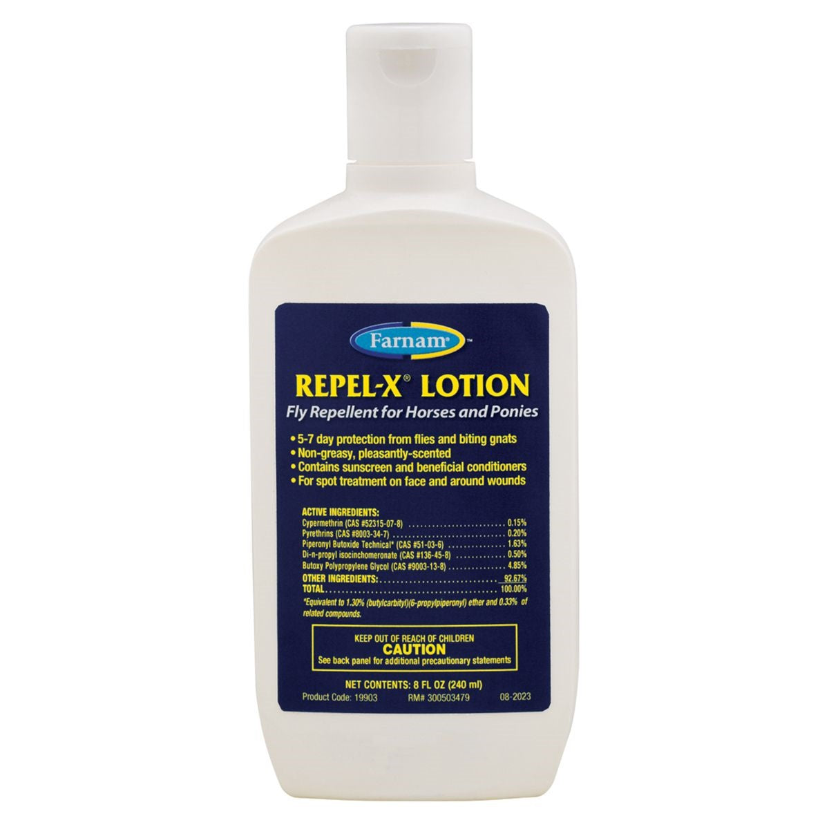 Farnam Repel-X Fly Repellent Lotion for Horses 8 oz.