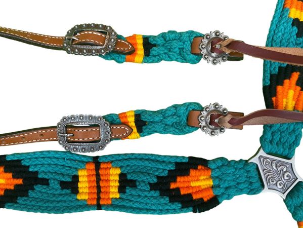 Showman Pony Size Corded One Ear Headstall & Breast collar set
