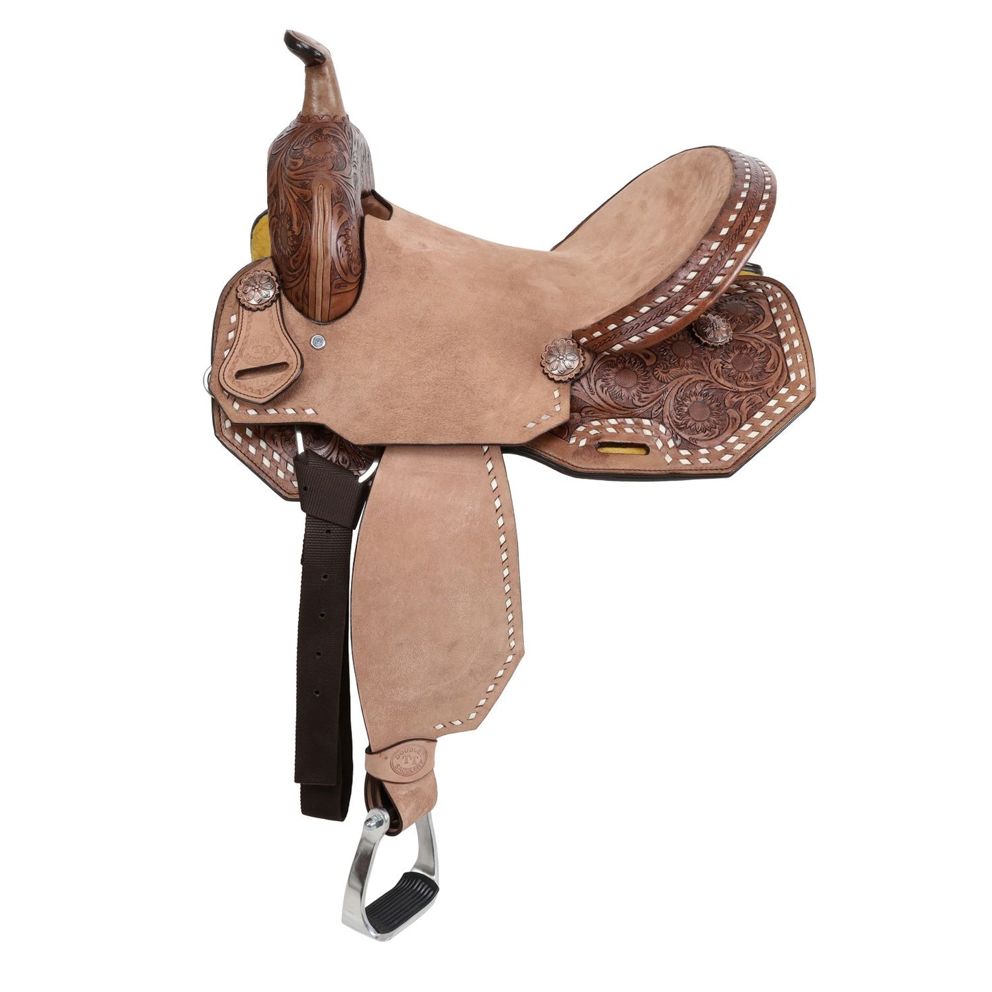 Double T Sedona Spinal Relief Barrel Style Saddle 15"