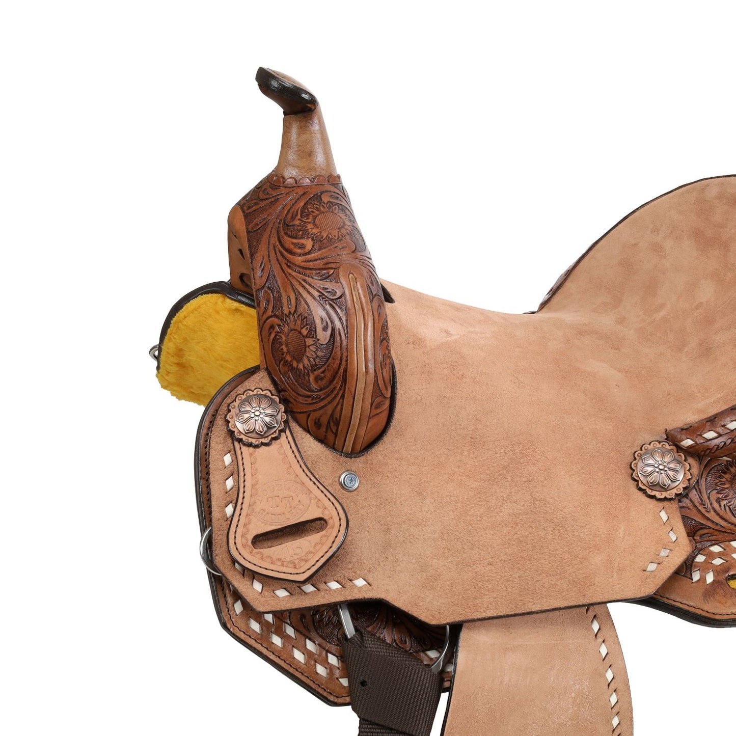 Double T Sedona Spinal Relief Barrel Style Saddle 15"