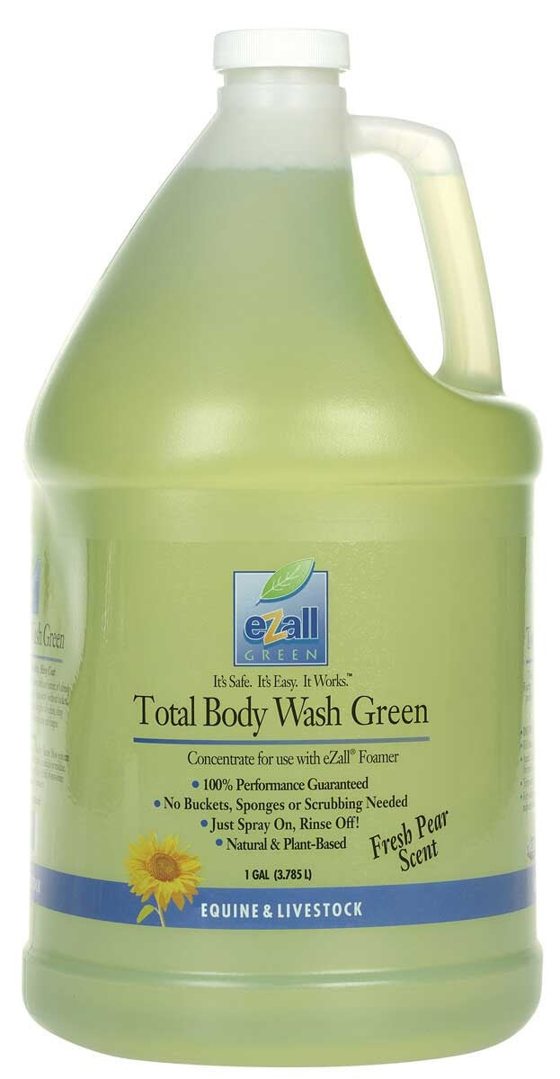 eZall Total Body Wash Green, Fresh Scented, Gallon