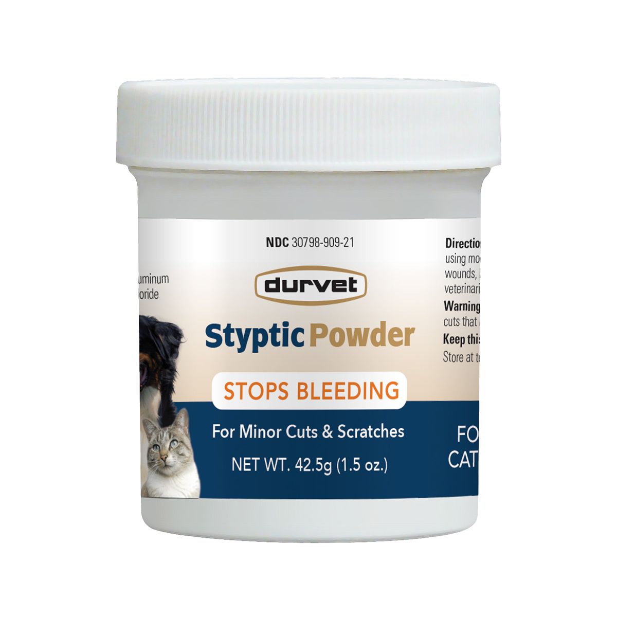 Styptic Powder for Dogs, Cats & Birds 1.5 oz.