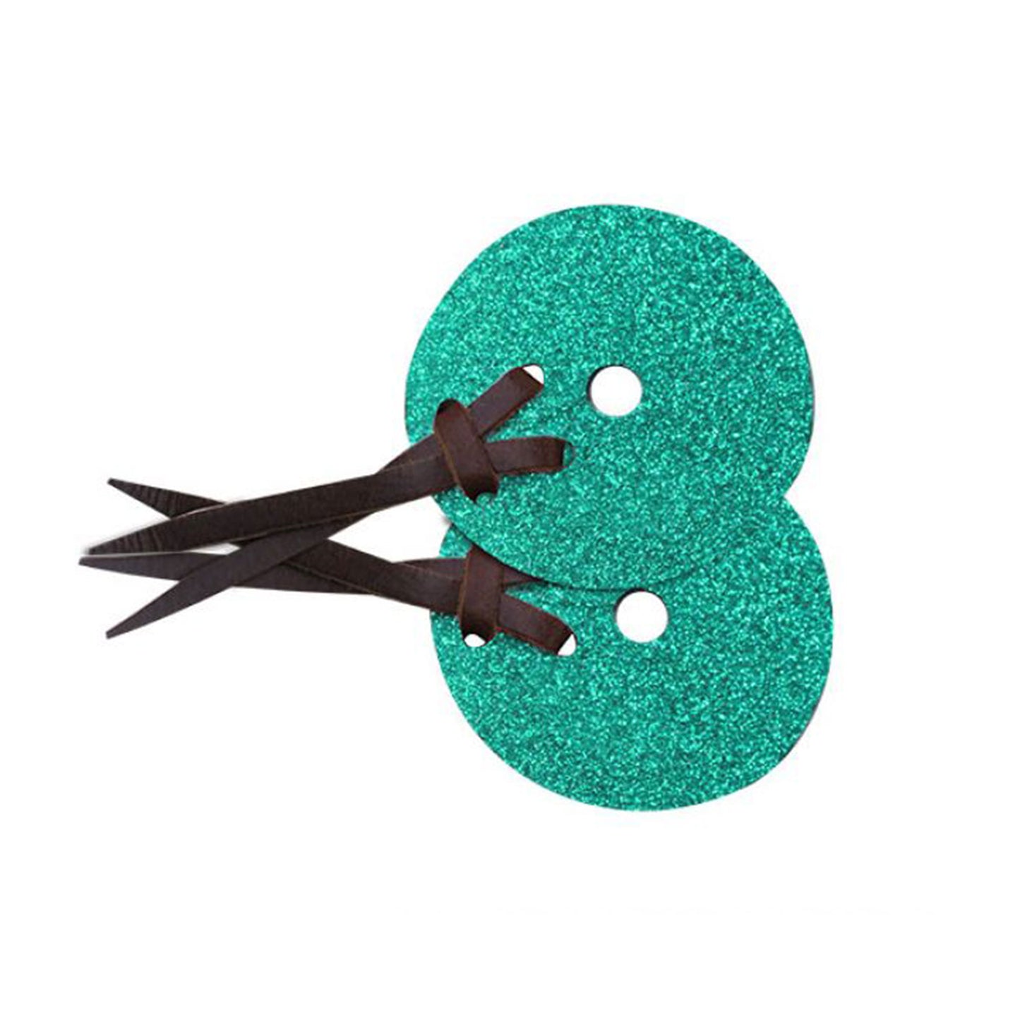 3" Glitter leather bit guard, Color choice