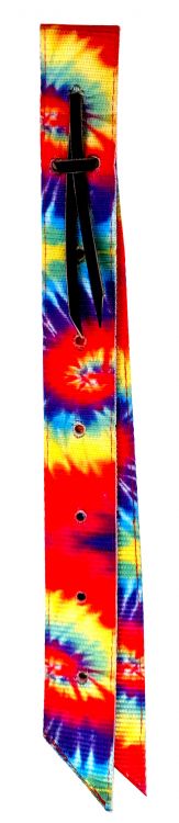 18" x 1 3/4" TIE DYE NYLON OFF BILLET w/ 6 holes