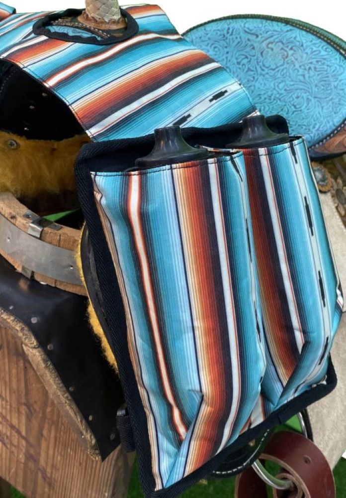 Showman Serape Print Nylon Horn Bag