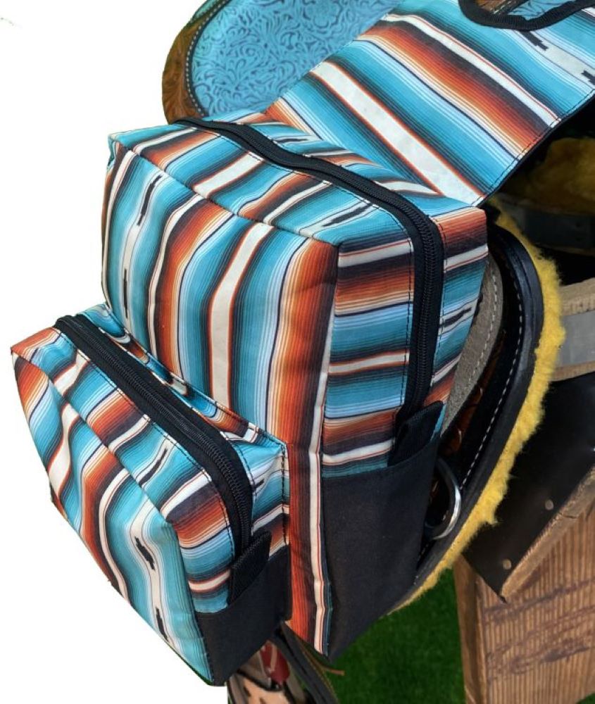 Showman Serape Print Nylon Horn Bag