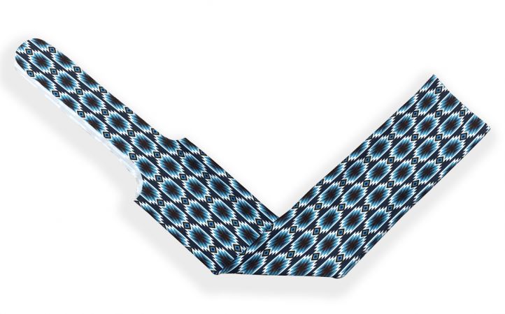 Showman Blue Aztec Printed Tail Bag