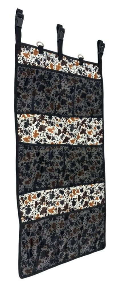 Cow Print Nylon Hanging Trailer Organizer