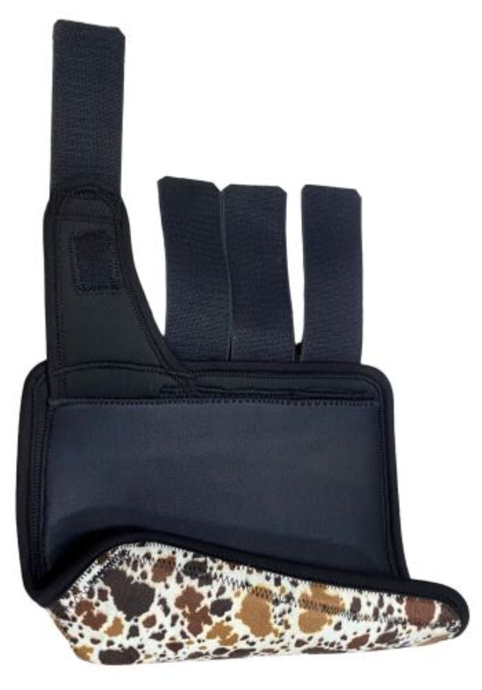 Showman Cow Print Elite Equine Sport Medicine Boots