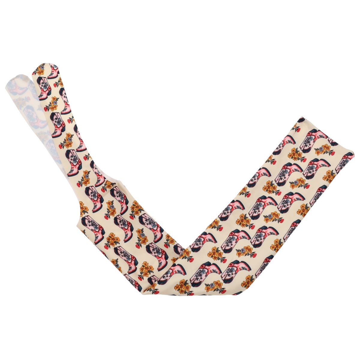 Showman Boots in Bloom Slip-On Tail Bag