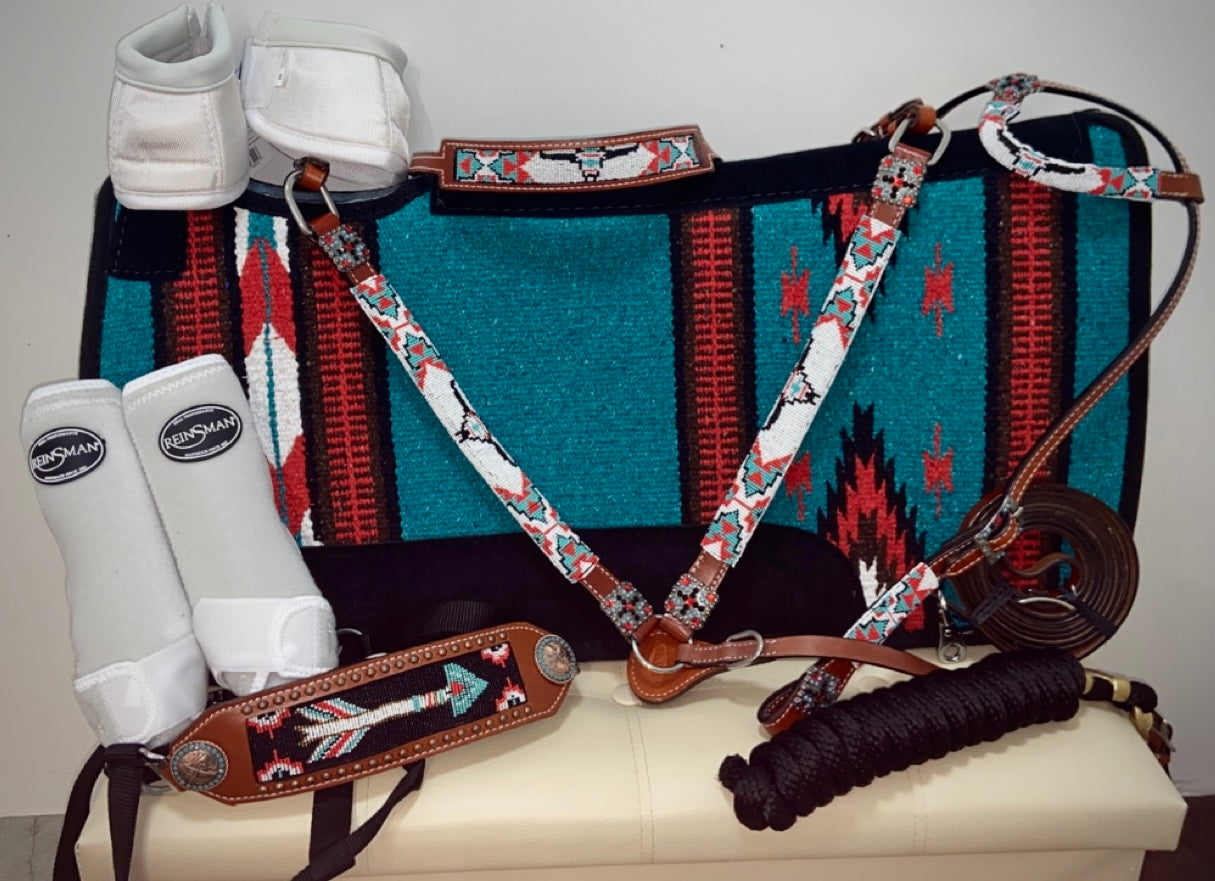 Showman Acrylic Saddle Pad w/ Contoured Spine