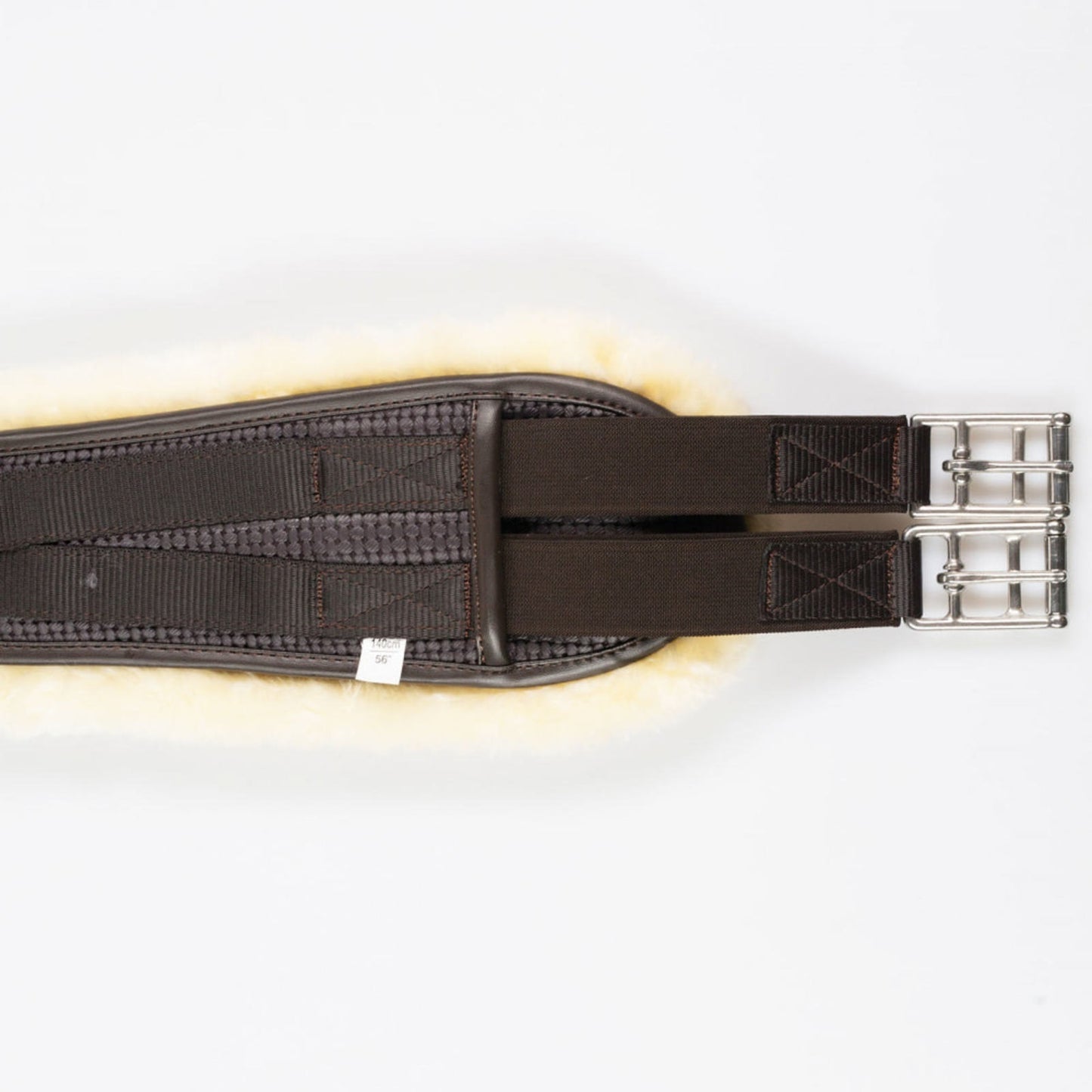 Horze Dark Brown Atlanta All Purpose Girth, Size choice