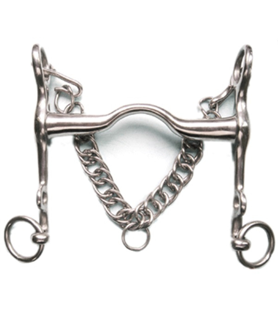 Stainless Steel Medium Port Weymouth Bit