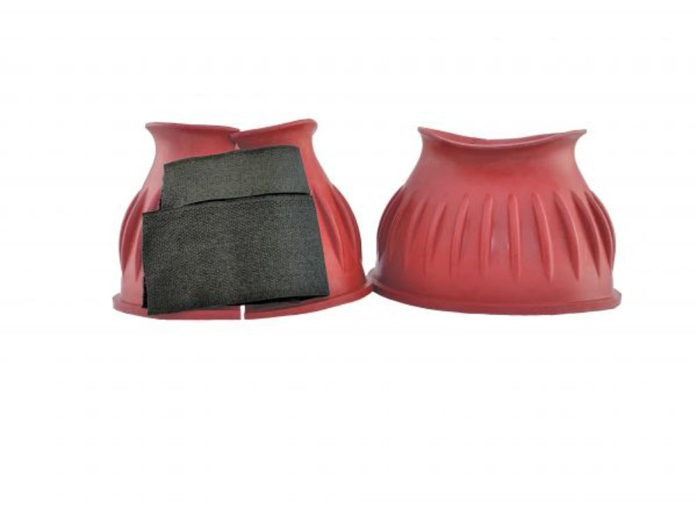 Showman Medium Size Rubber Bell Boots