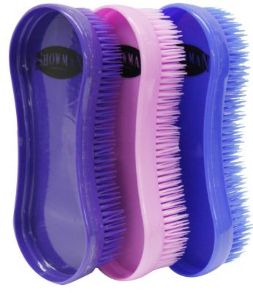 Showman Stiff Bristle Curry Brush, Color choice