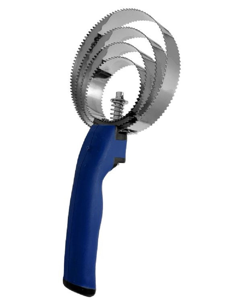Stainless Steel Spring Curry Comb w/ Rubber Grip, 3 Colors