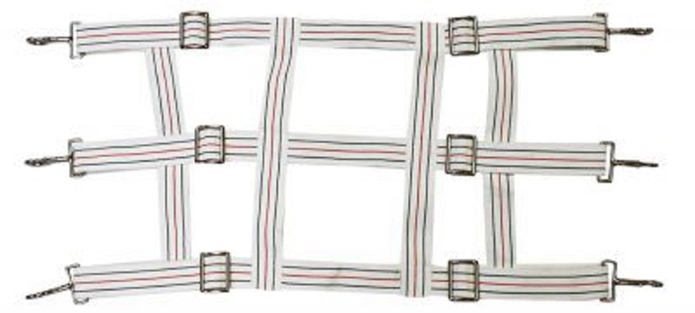 Adjustable White Webbed Stall Guard