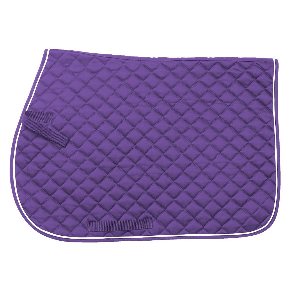 EquiRoyal Sq Quilted Cotton English Saddle Pad Color Choice