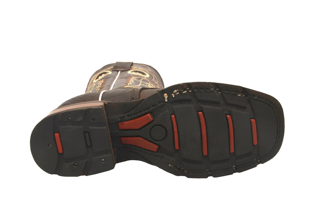 Youth size Redhawk Mocha Western Boots