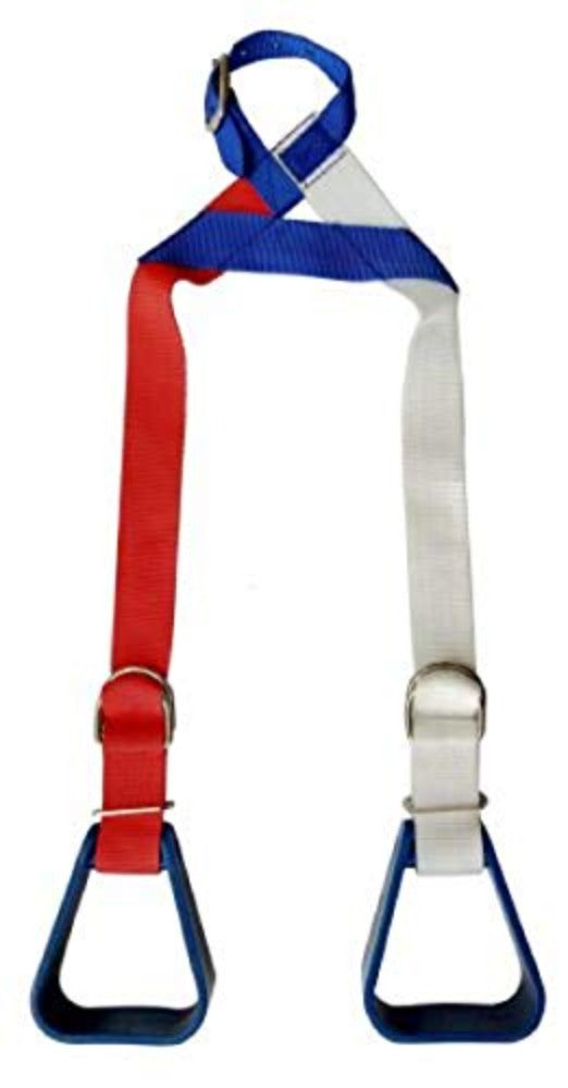Red White & Blue Nylon Adjustable Buddy Stirrups