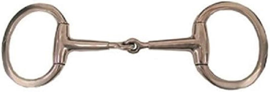Coronet Adjustable Mouth Flat Ring Eggbutt Bit Adjusts from 4 1/2 -5 3/8"