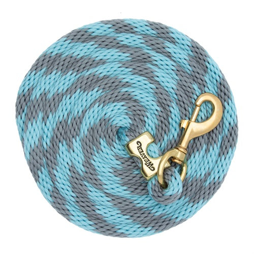 Poly Lead Rope with a Solid Brass Snap Color Choice