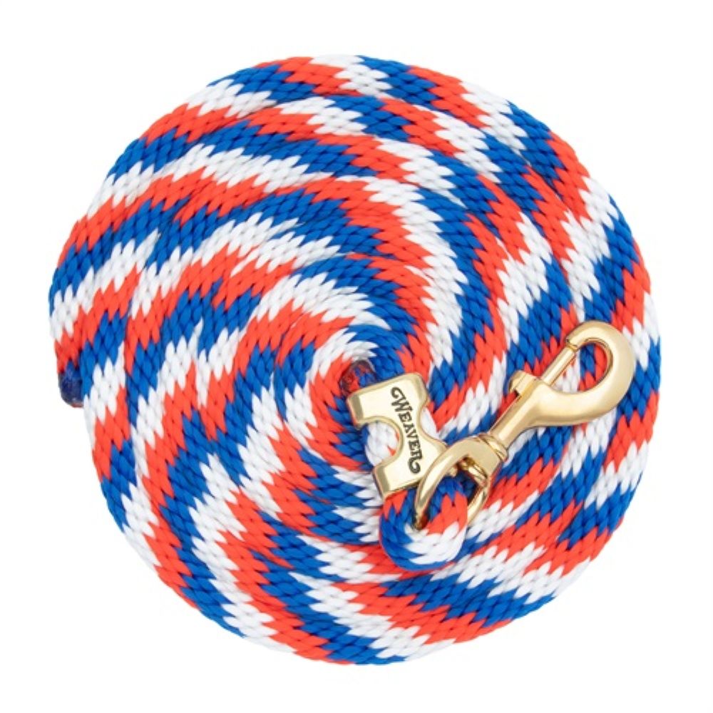 Poly Lead Rope with a Solid Brass Snap