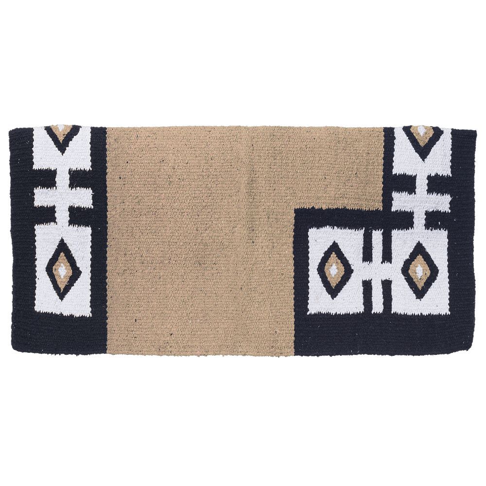 32" x 32" Tough-1 Thunderbird Acrylic Blend Saddle Blanket