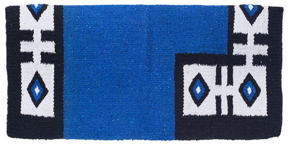 32" x 32" Tough-1 Thunderbird Acrylic Blend Saddle Blanket