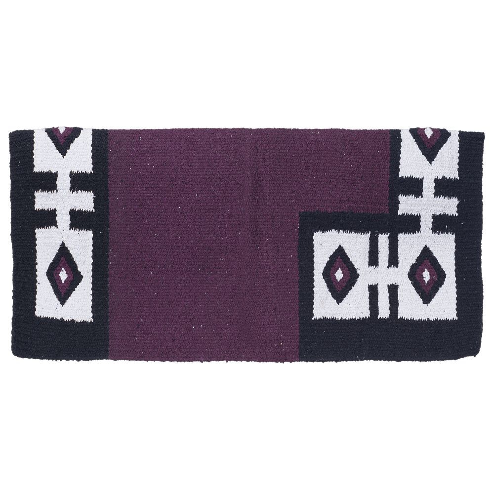32" x 32" Tough-1 Thunderbird Acrylic Blend Saddle Blanket