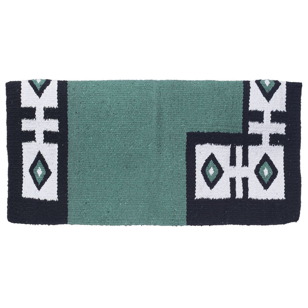 32" x 32" Tough-1 Thunderbird Acrylic Blend Saddle Blanket