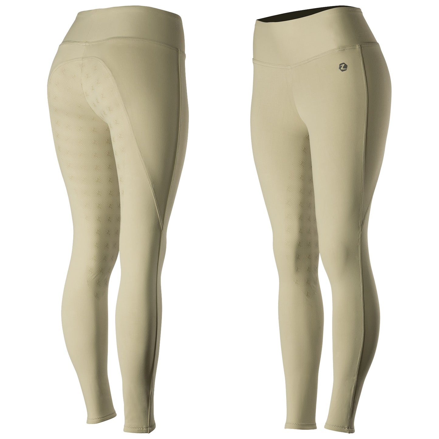 Women's Horze Light Brown Hyper Flex Tights