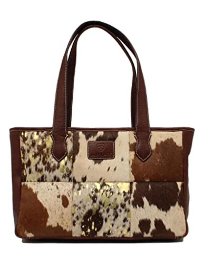 Women's Ariat Savannah Tote Bag w/ Cow hide