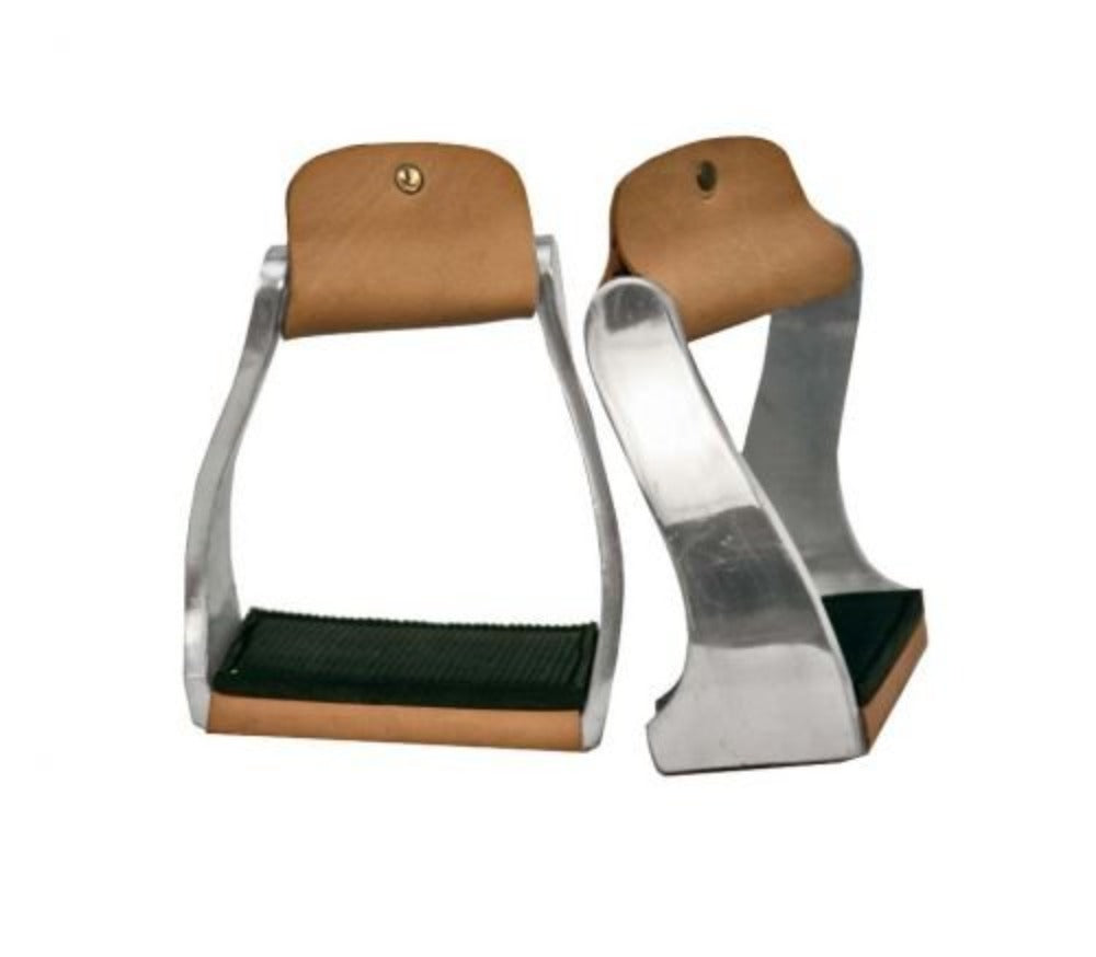Showman Lightweight Aluminum Twisted Pony Youth Stirrups