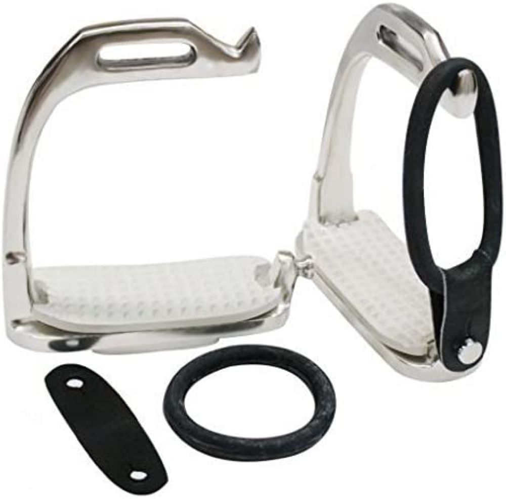 Youth size Breakaway English Irons w/ Pads 3 3/4" wide