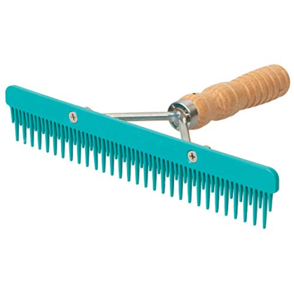 Weaver Livestock Fluffer Comb w/ Wood handle, 4 Colors