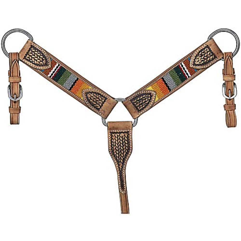 Tough-1 Serape Design Mini Breast Collar